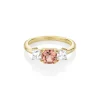 Marrow Fine Birthstone Collection | One-of-a-kind Pieces^1.12ct Malaya Garnet and 0.91tcw French Cut Diamond Ring 14kyellowgold