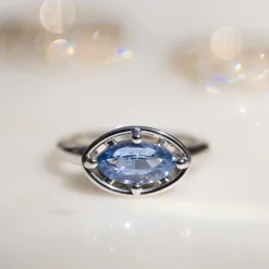Marrow Fine One-of-a-kind Pieces | Ready To Ship^1.74ct Marquise Sapphire Georgia Ring 14kwhitegold