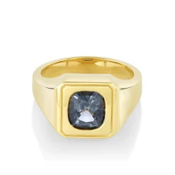 Marrow Fine Ready To Ship | Ready To Ship^3.15ct Men's Spinel Signet Ring 14kyellowgold
