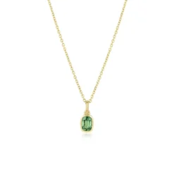 Marrow Fine Birthstone Collection | Graduation Gifts^0.80ct Mint Garnet Pendant 14kyellowgold
