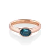 Marrow Fine Ready To Ship | Ready To Ship^.88ct Montana Sapphire Tessa Ring 14krosegold