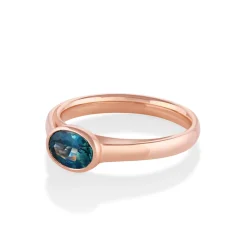 Marrow Fine Ready To Ship | Ready To Ship^.88ct Montana Sapphire Tessa Ring 14krosegold