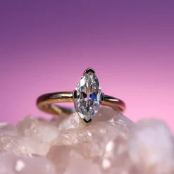 Marrow Fine Ready To Ship | Ready To Ship^1.58ct Moval Diamond Noelle 14kyellowgold