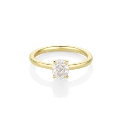 Marrow Fine Ready To Ship | Ready To Ship^0.65ct Oval Diamond Francesca Ring 14kyellowgold