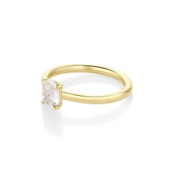 Marrow Fine Ready To Ship | Ready To Ship^0.65ct Oval Diamond Francesca Ring 14kyellowgold