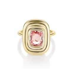Marrow Fine Ready To Ship | Ready To Ship^2.16ct Padparadscha In-Orbit Ring 14kyellowgold