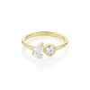 Marrow Fine Ready To Ship | Ready To Ship^0.51ct Pear & 0.22ct Round Diamond Chloe 14kyellowgold