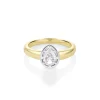 Marrow Fine Ready To Ship | Ready To Ship^0.58ct Pear Georgia Ring 14kyellowgold&14kwhitegold