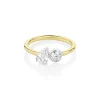 Marrow Fine Ready To Ship | Ready To Ship^0.48ct Pear Shape Diamond and 0.23ct Round Diamond Chloe 14kyellowgold