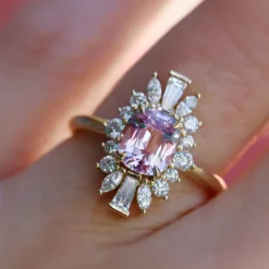 Marrow Fine Ready To Ship | Ready To Ship^2.34ct Pink Spinel Ballerina Ring 14kyellowgold