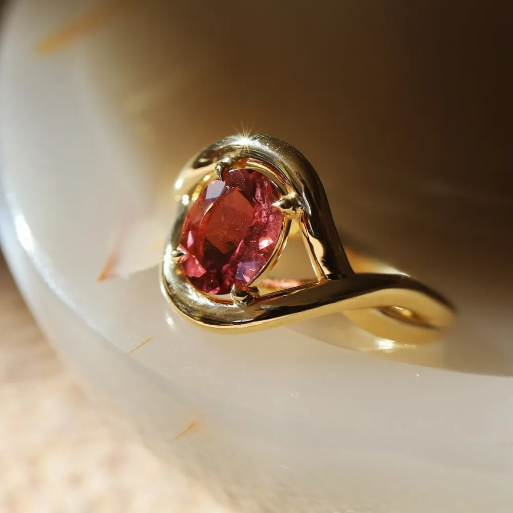Marrow Fine Sammi's Favorites | Florence Ring^1.56ct Pink Tourmaline Marrow x Sammi Florence Ring 14kyellowgold