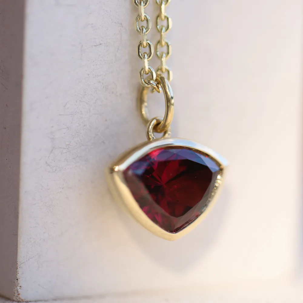 Marrow Fine Birthstone Collection | One-of-a-kind Pieces^6.13ct Raja Garnet Pendant 14kyellowgold