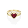 Marrow Fine Birthstone Collection | Graduation Gifts^1.51ct Rhodolite Garnet Heart Ring 14kyellowgold