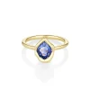 Marrow Fine Ready To Ship | Ready To Ship^1.18ct Sapphire Abstract Bezel Ring 14kyellowgold