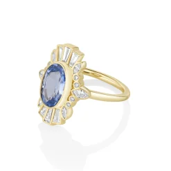 Marrow Fine Ready To Ship | Ready To Ship^2.26ct Sapphire Ballerina Ring 14kyellowgold