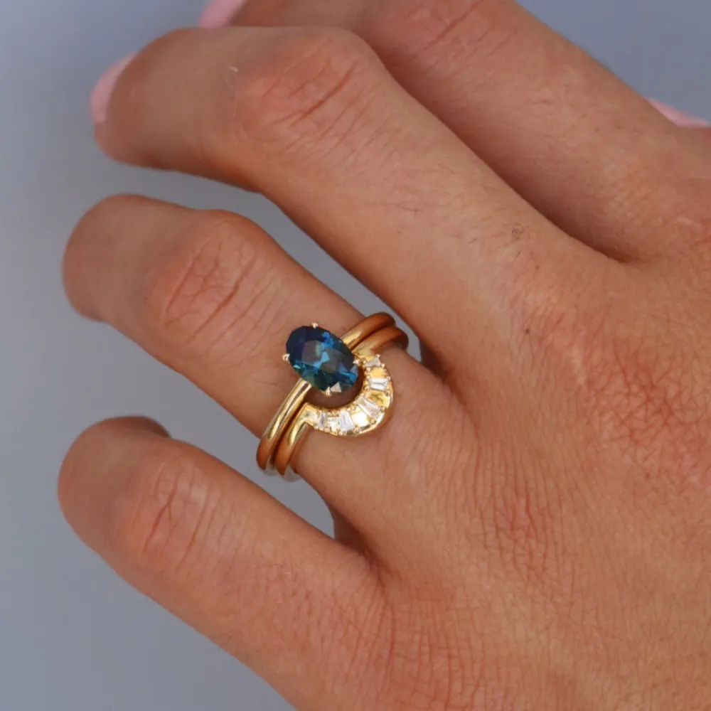 Marrow Fine Ready To Ship | Ready To Ship^1.40ct Sapphire Francesca Ring 14kyellowgold