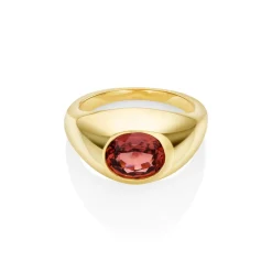 Marrow Fine Ready To Ship | Ready To Ship^2.27ct Sapphire Pinky Bombe Ring 14kyellowgold