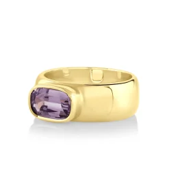 Marrow Fine Birthstone Collection | Ready To Ship^2.39ct Spinel Cigar Band 14kyellowgold
