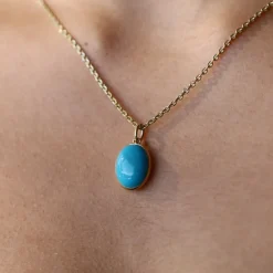 Marrow Fine Birthstone Collection | One-of-a-kind Pieces^8.07ct Turquoise Necklace 14kyellowgold