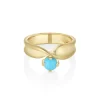 Marrow Fine Graduation Gifts | One-of-a-kind Pieces^0.58ct Turquoise Twist Ring 14kyellowgold