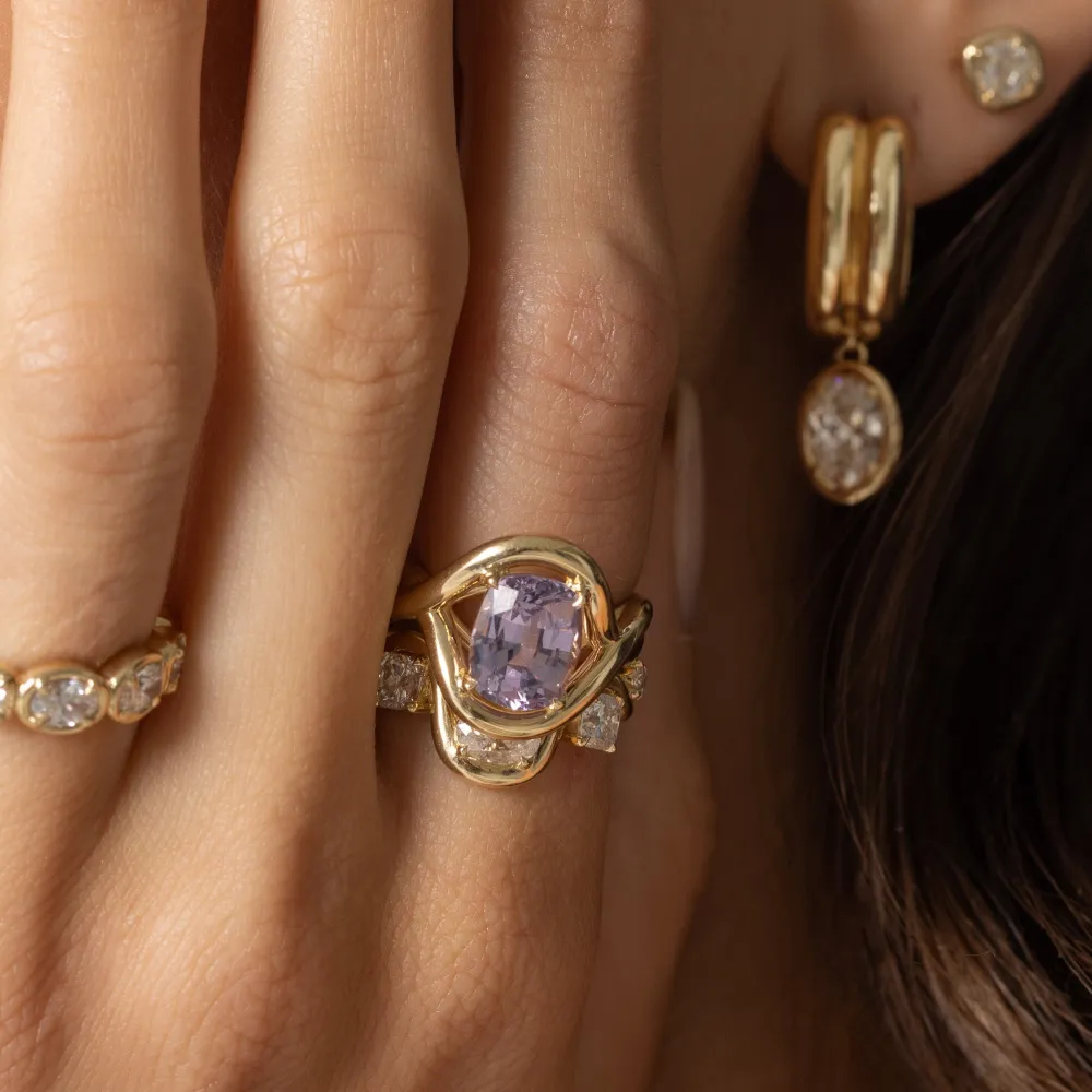 Marrow Fine Sammi's Favorites | Florence Ring^3.35ct Violet Spinel Marrow x Sammi Florence Ring 14kyellowgold