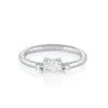 Marrow Fine Ready To Ship | Ready To Ship^.35ct White Diamond Moonlight & Lovers Engagement Ring 14kwhitegold