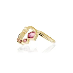 Marrow Fine Birthstone Collection | The Kaleidoscope Collection^0.66ct Winza Sapphire and Sapphire Lucy Band 14kyellowgold