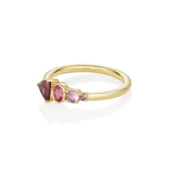 Marrow Fine Birthstone Collection | One-of-a-kind Pieces^0.59ct Zircon and Sapphire Linear Band 14kyellowgold
