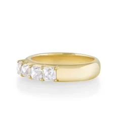 Marrow Fine Ready To Ship | Ready To Ship^1.60ctw French Cut White Diamond Band 14kyellowgold