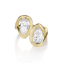 Marrow Fine Ready To Ship | Ready To Ship^4ctw Lab Diamond Joanie Bypass Ring 14kyellowgold