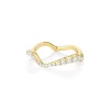 Marrow Fine For The New Mom | Anniversary Gifts^Curved Pavé White Diamond Ring