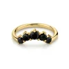 Marrow Fine Wedding Bands | Rings^Curvy Black Diamond Headdress Jacket - Alternative Bridal Stacks