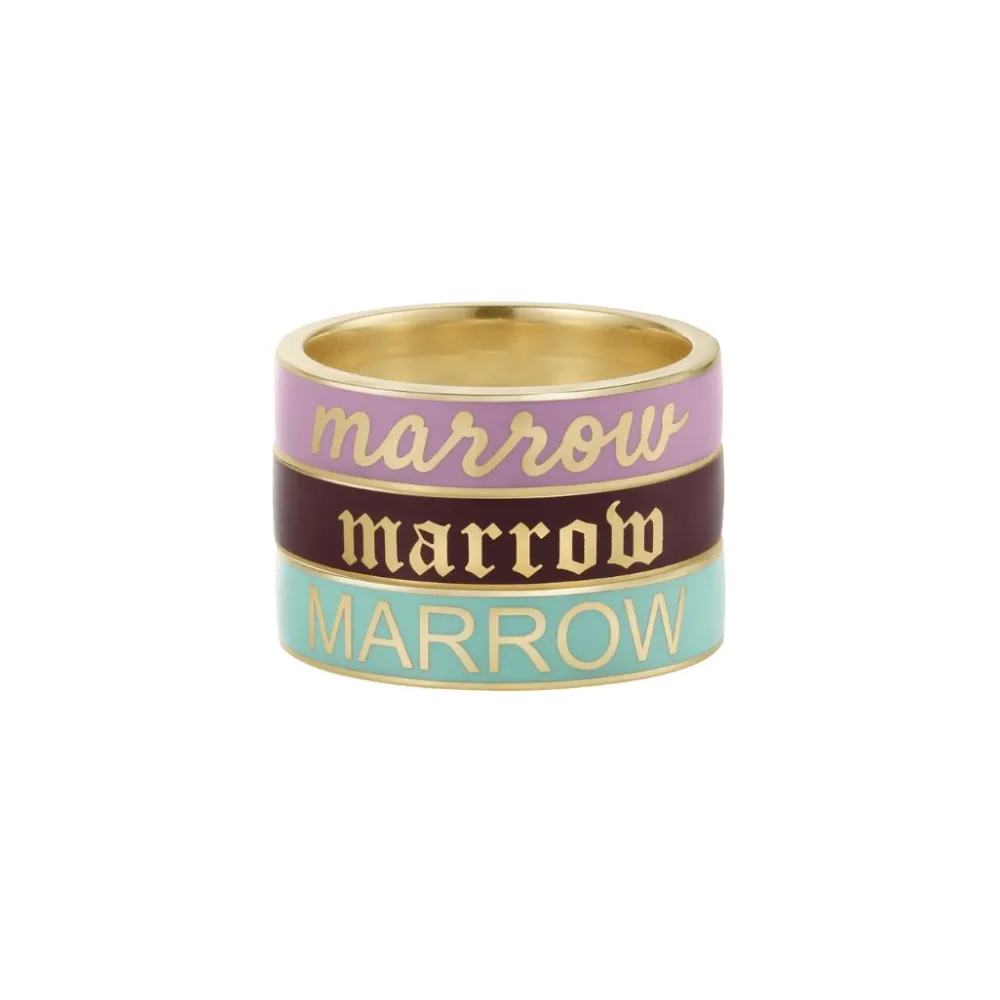 Marrow Fine For The New Mom | For The Bride-to-be^Custom Enamel Band