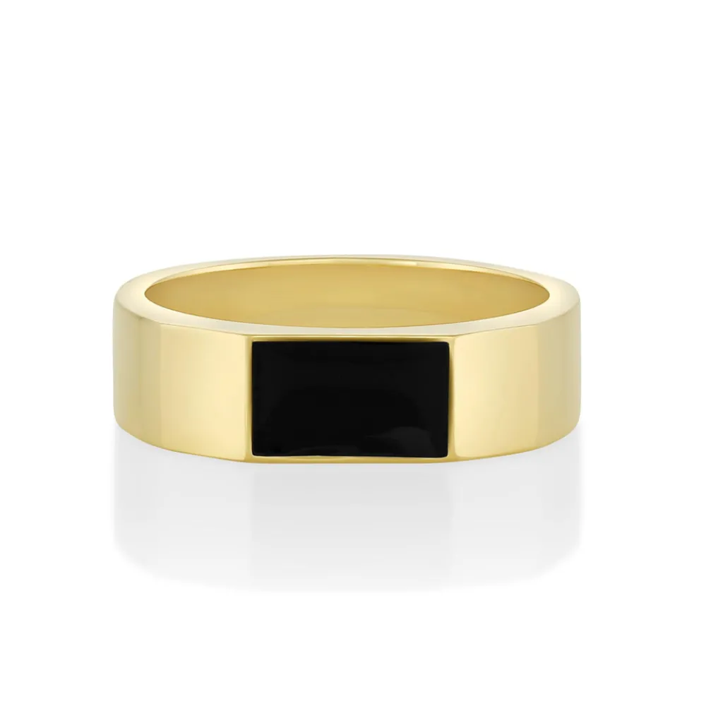 Marrow Fine Men's Bands | Wedding Bands^Elton Enamel Men's Band