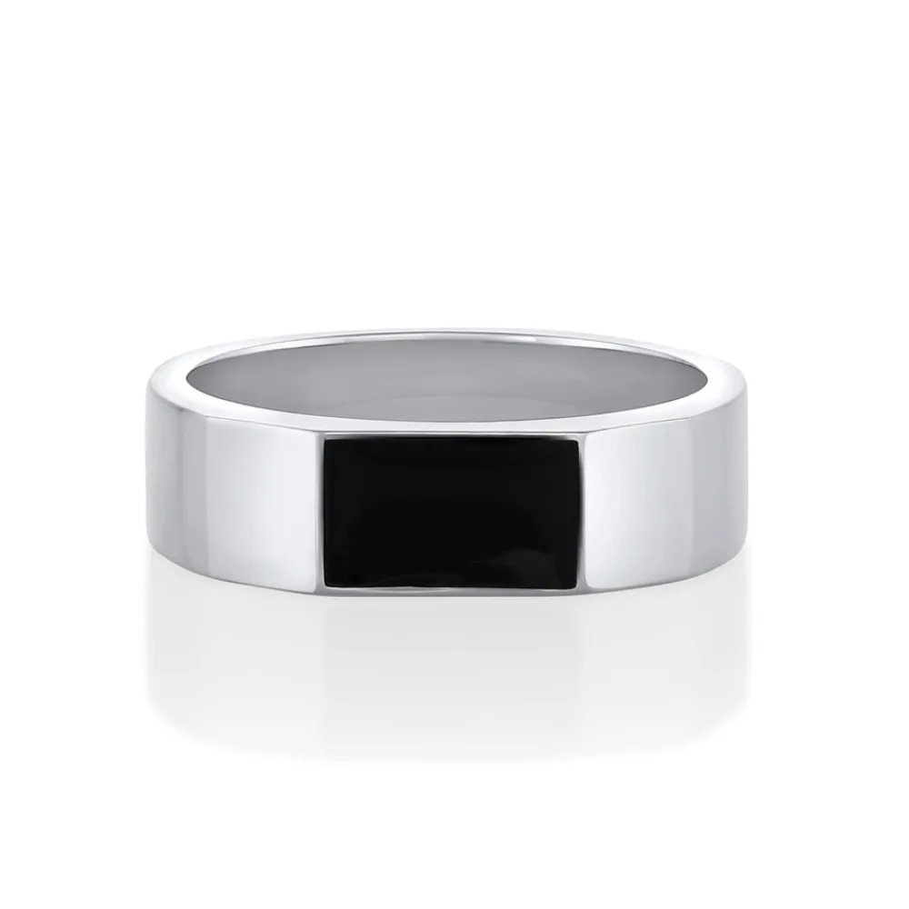 Marrow Fine Men's Bands | Wedding Bands^Elton Enamel Men's Band