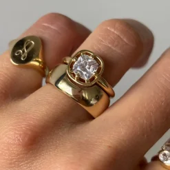 Marrow Fine Wedding Bands | Rings^Everyday Selene Cigar Band