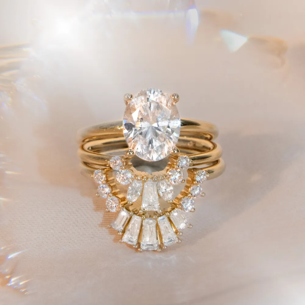 Marrow Fine For The New Mom | Wedding Bands^Gemma Ballerina Ring | Art Deco Inspired Wedding Ring