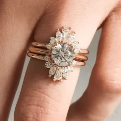 Marrow Fine For The New Mom | Wedding Bands^Gemma Ballerina Ring | Art Deco Inspired Wedding Ring