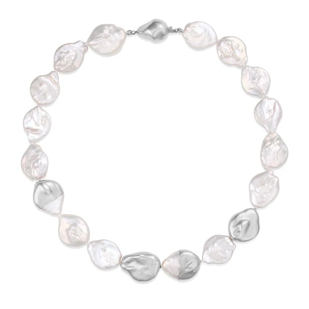 Marrow Fine For The Bride-to-be | Necklaces^Gold-Dipped Baroque Pearl Choker