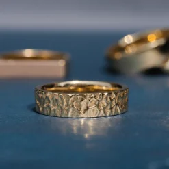 Marrow Fine Men's Bands | Wedding Bands^Hammered Men's Band | Textured Men's Wedding Band