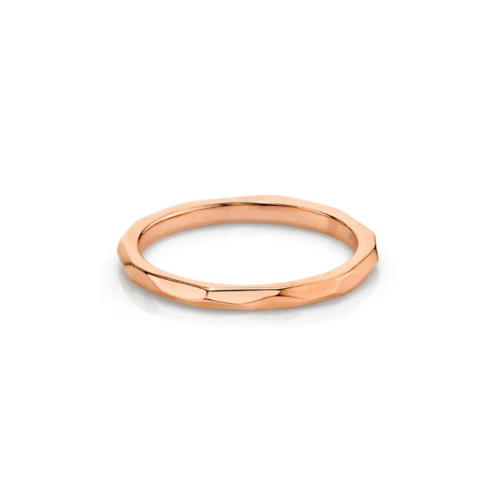 Marrow Fine Wedding Bands | Rings^Hand Carved Geo Band