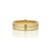 Marrow Fine Men's Bands | Wedding Bands^Inlay Men's Band | Two-tone Gold Inlay Wedding Band