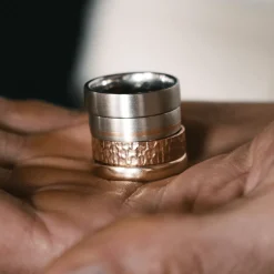 Marrow Fine Men's Bands | Wedding Bands^Inlay Men's Band | Two-tone Gold Inlay Wedding Band