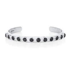Marrow Fine Bracelets^LBC | Little Black Cuff with Black Diamonds