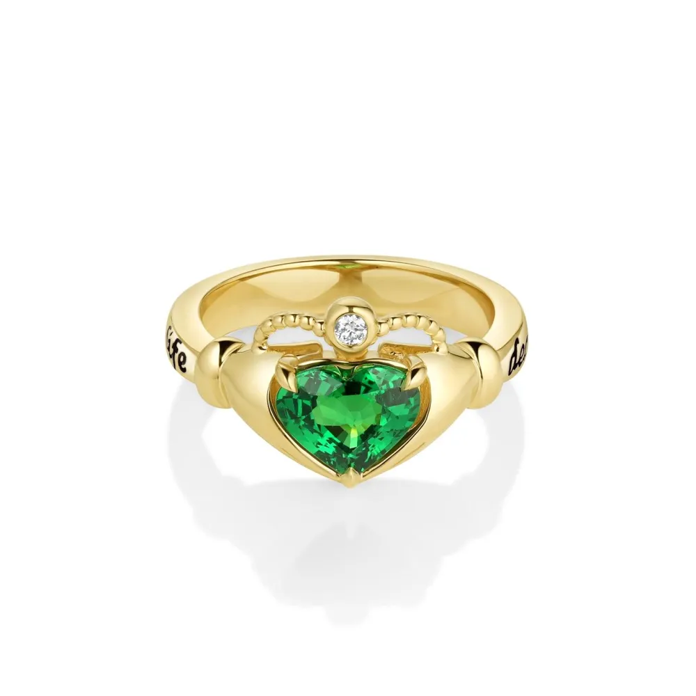 Marrow Fine Sammi's Favorites | Sempre Ring^Marrow x Sammi 1.35ct Tsavorite Sempre Ring 14kyellowgold