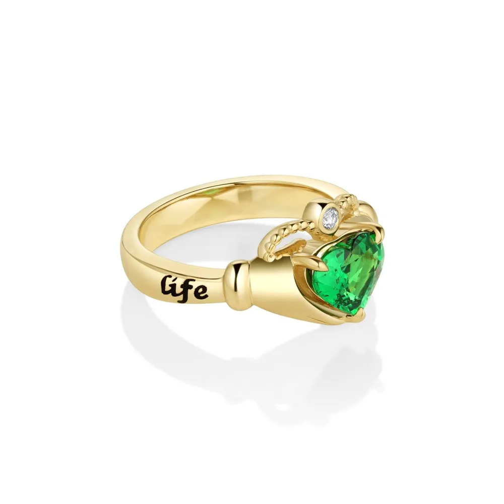 Marrow Fine Sammi's Favorites | Sempre Ring^Marrow x Sammi 1.35ct Tsavorite Sempre Ring 14kyellowgold