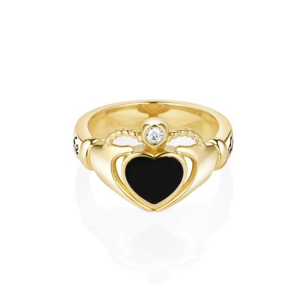 Marrow Fine Anniversary Gifts | Sammi's Favorites^Marrow x Sammi Enamel Sempre Ring 14kyellowgold