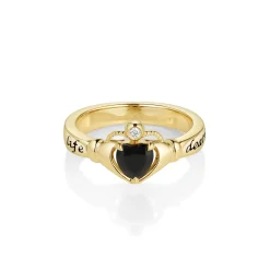 Marrow Fine Sempre Ring | Ready To Ship^Marrow x Sammi 5mm Onyx Sempre Ring 14kyellowgold
