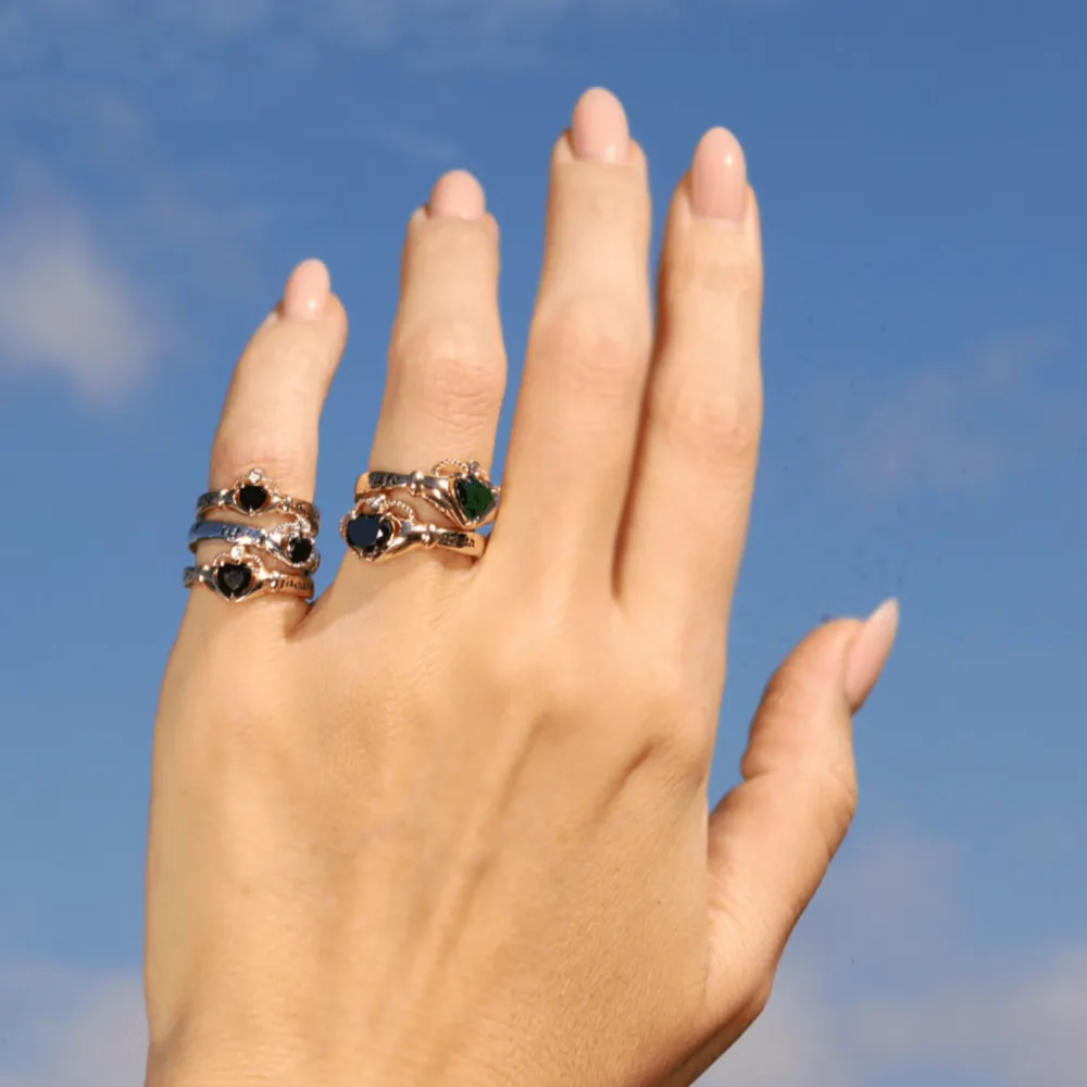 Marrow Fine Sempre Ring | Ready To Ship^Marrow x Sammi 4mm Onyx Sempre Ring