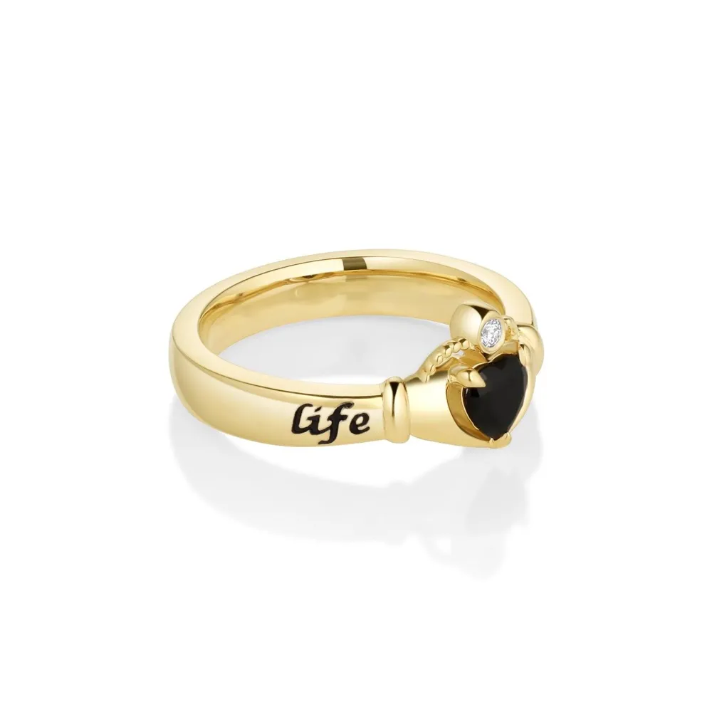 Marrow Fine Sempre Ring | Ready To Ship^Marrow x Sammi 4mm Onyx Sempre Ring